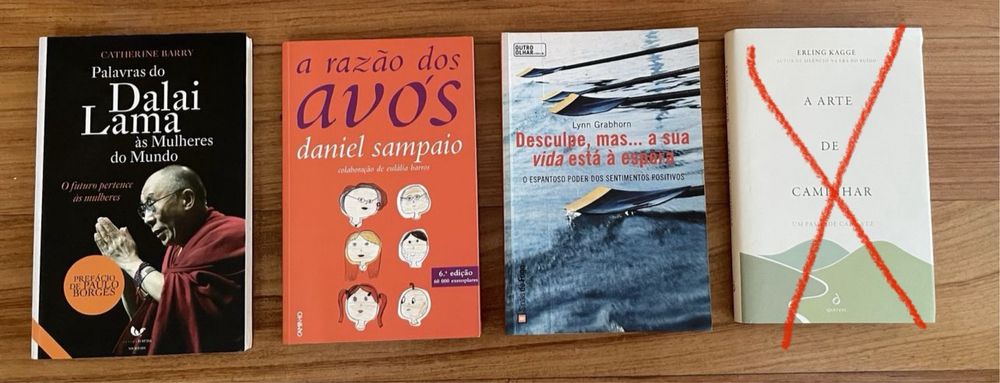 Livros diversos, de 4 a €30, maioria a €5