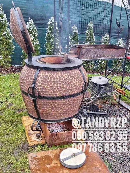 ТАНДИР  Утеплений 15-17см. Тандир на дровах. Керамічний тандир. ТАНДЫР