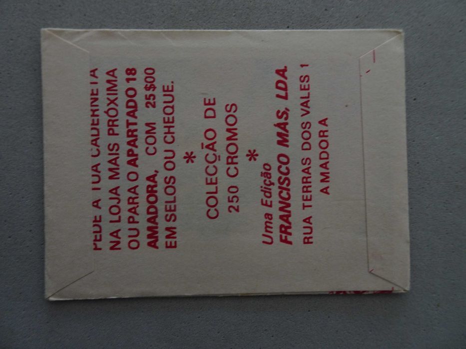 Carteira de cromos fechada - Panorama Zoológico