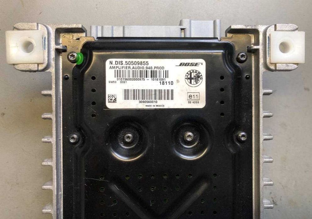Reparação Amplificador BOSE - Mazda 6 e Alfa Romeo Giulietta ou Mito