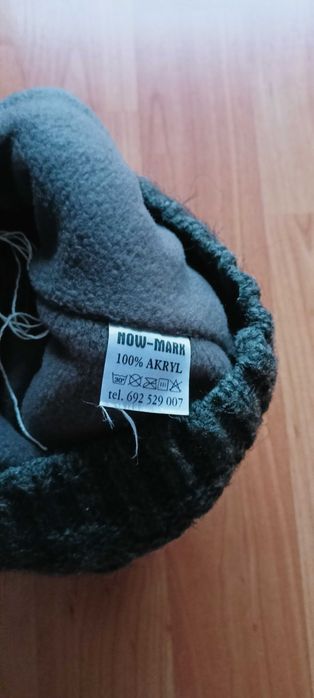 Zimowa czapka  pomponem