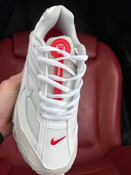 (ОПЛАТА ПІСЛЯ ОГЛЯДУ)Nike x Supreme Shox Ride 2 White Найк х Супрім