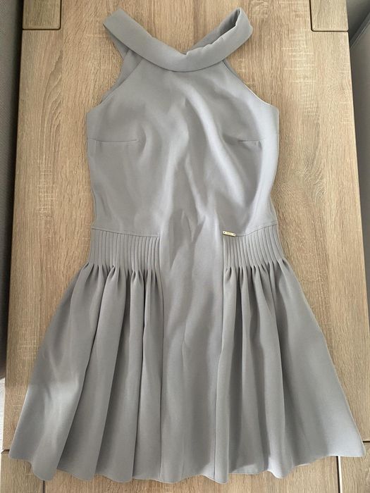 Sukienka szara elegancka S