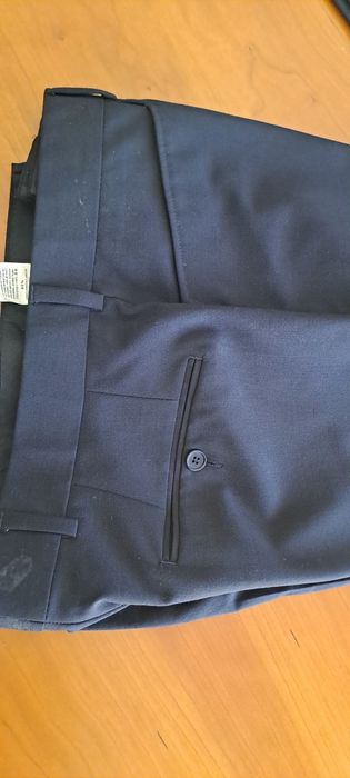 Calças homem azul marinho