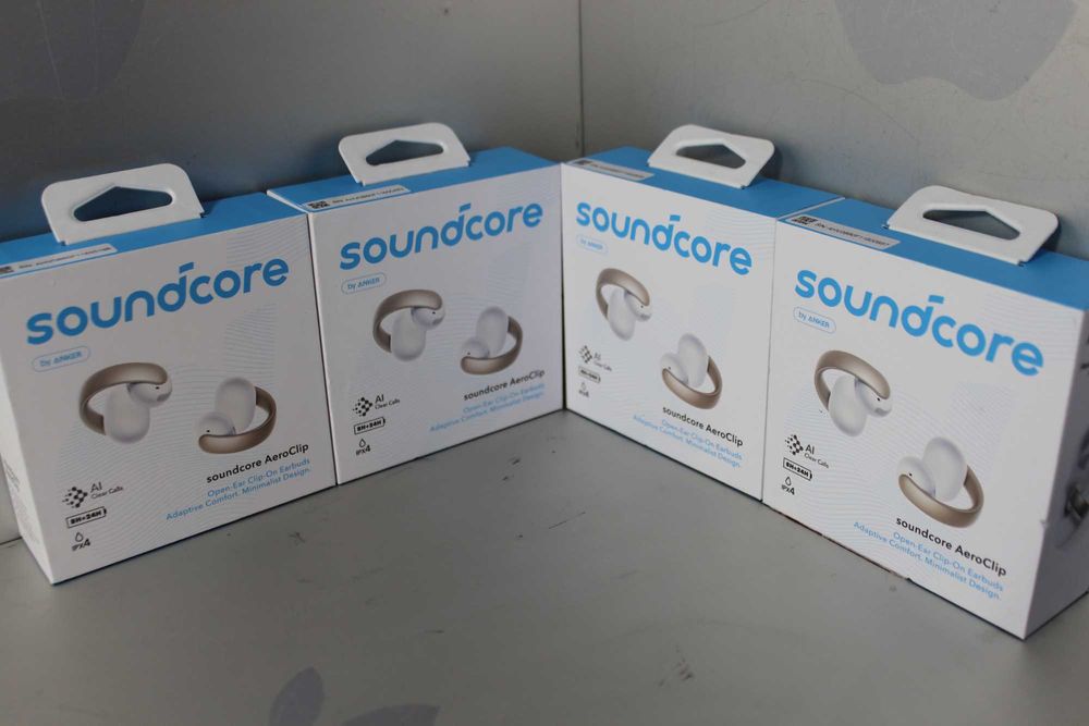 Наушники Anker SoundCore AeroClip White