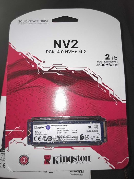 Dysk Kingston NV2 2TB M.2 (SNV2S2000G)
