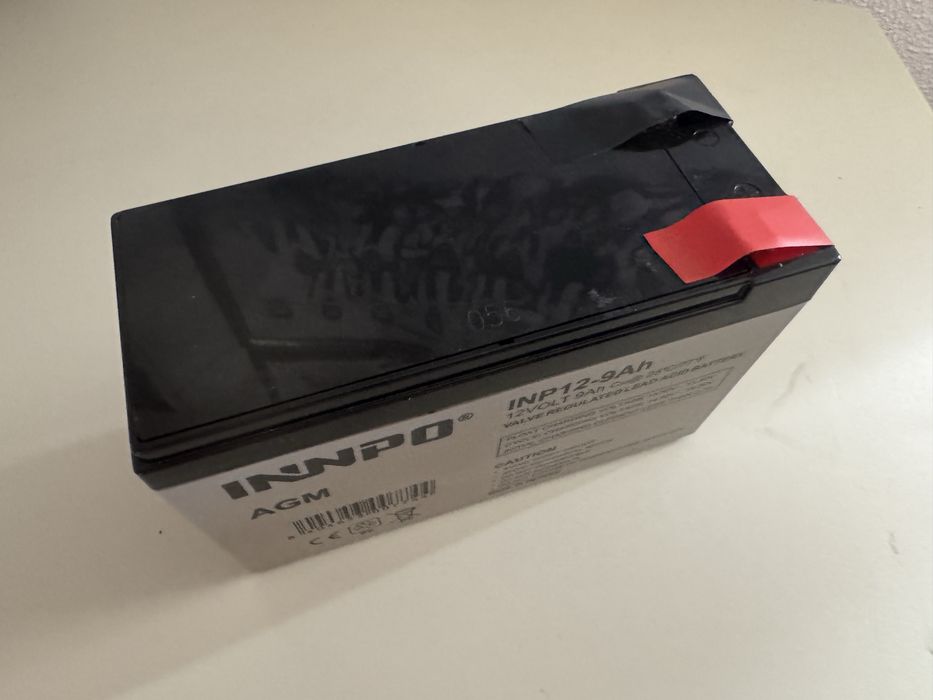 Bateria 12V 9Ah INNPO (AGM) para UPS / Alarme – Nova e Carregada
