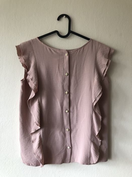 Bluzka bluzeczka Simplicity falbany XS S lato