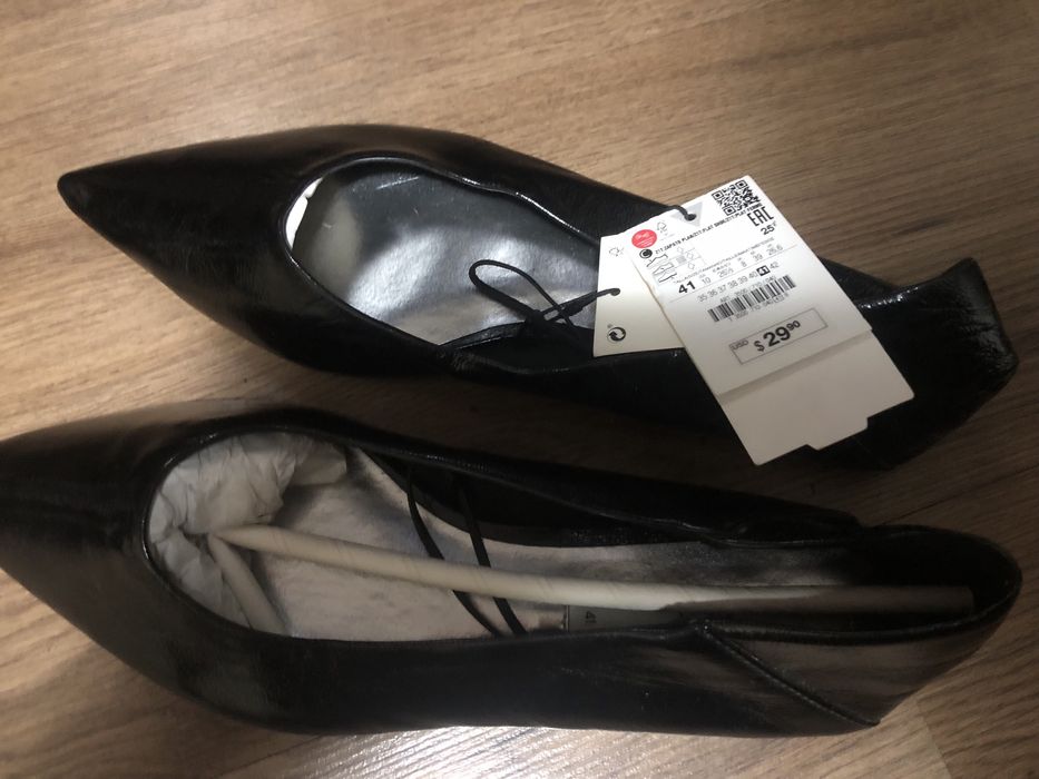 Новые балетки  41 размер Zara