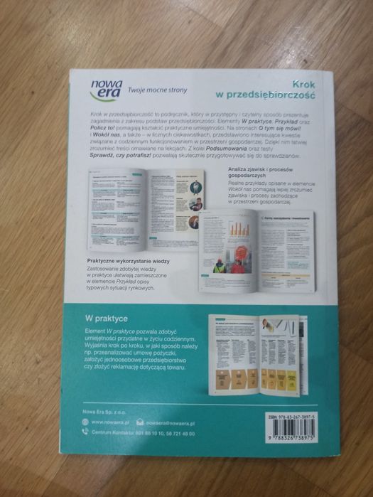 Krok w  przedsiębiorczość Nowa Era
