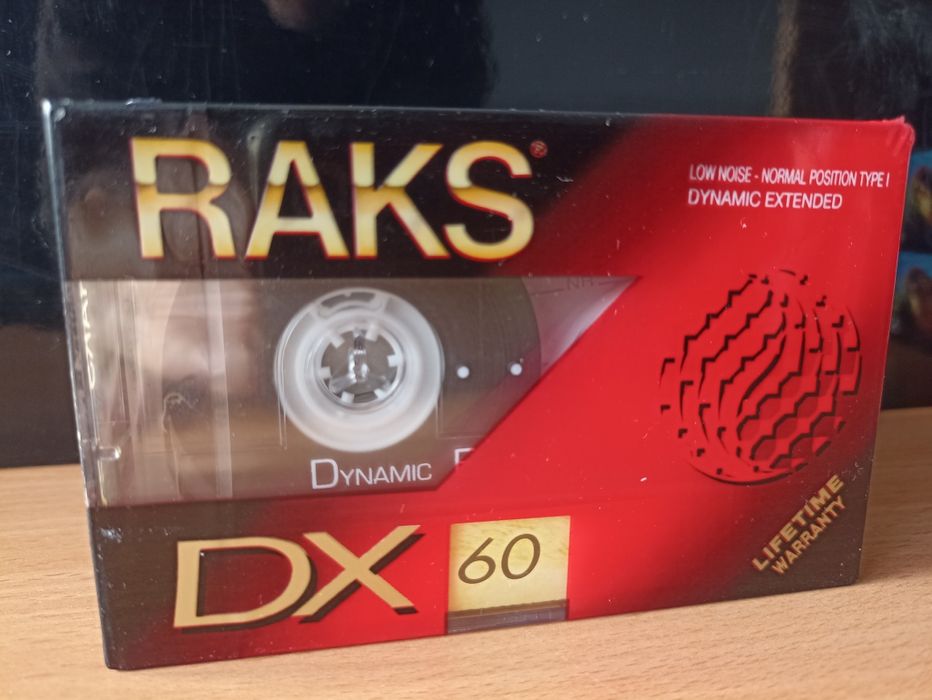 Cassetes Raks seladas