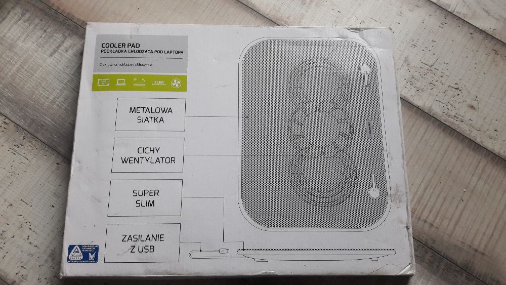 Podkładka chłodząca pod laptop do 17 cali USB *NOWA*