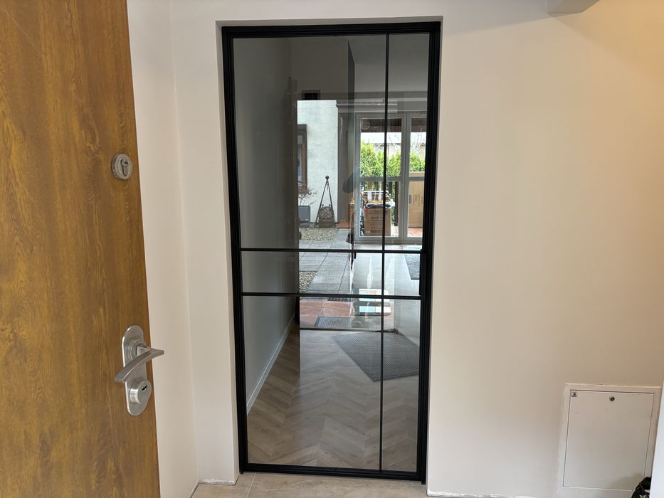 Drzwi ścianki loftowe drzwi szklane loft