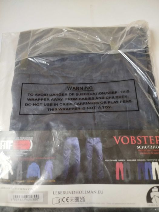 Spodnie robocze Oeko-tex