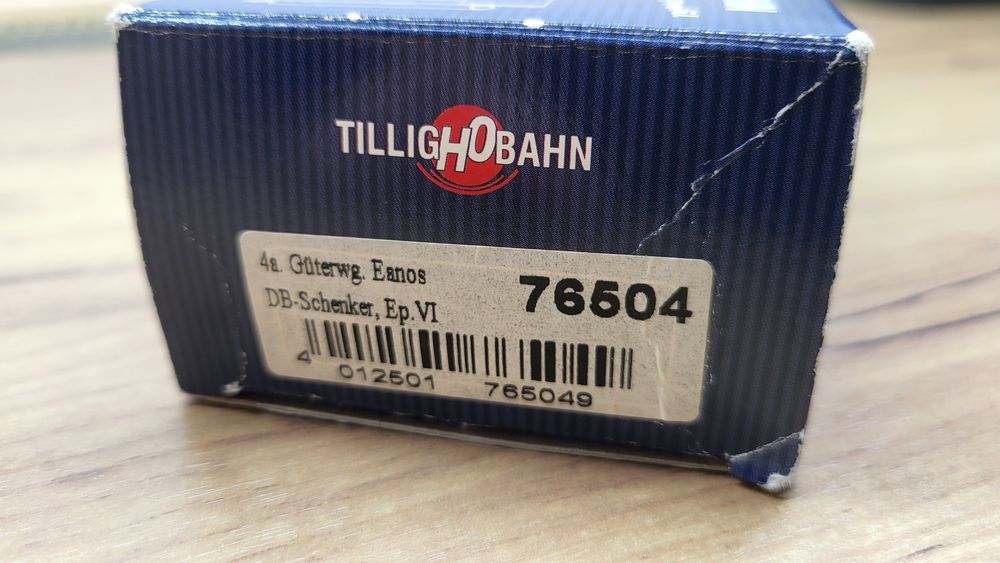 Tillig 76504 wagon węglarka Eanos DB SCHENKER na PKP H0 2010r. RARYTAS