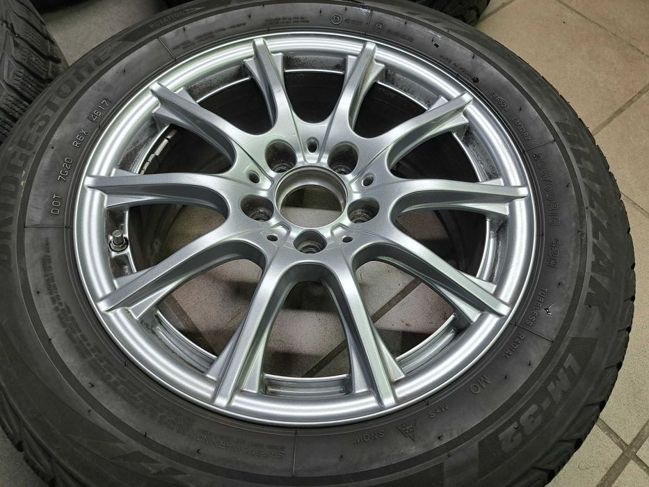 Koła felgi 5x112 16 mercedes c-klase w205 opony 205/60R16 bridgestone