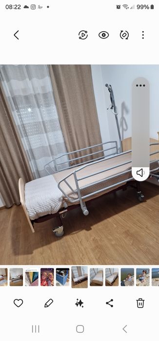 Cama articulada  . Ofereço colchão, pendural e grades.