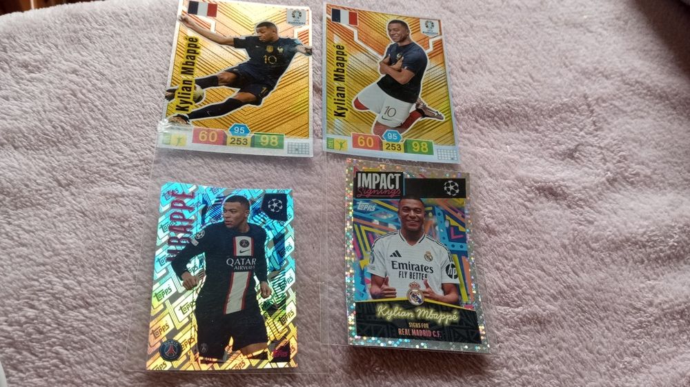 Cards e cromos mbappe especiais