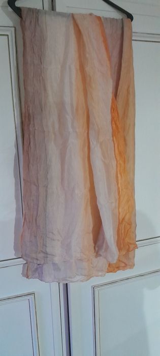 Encharpe de seda laranja