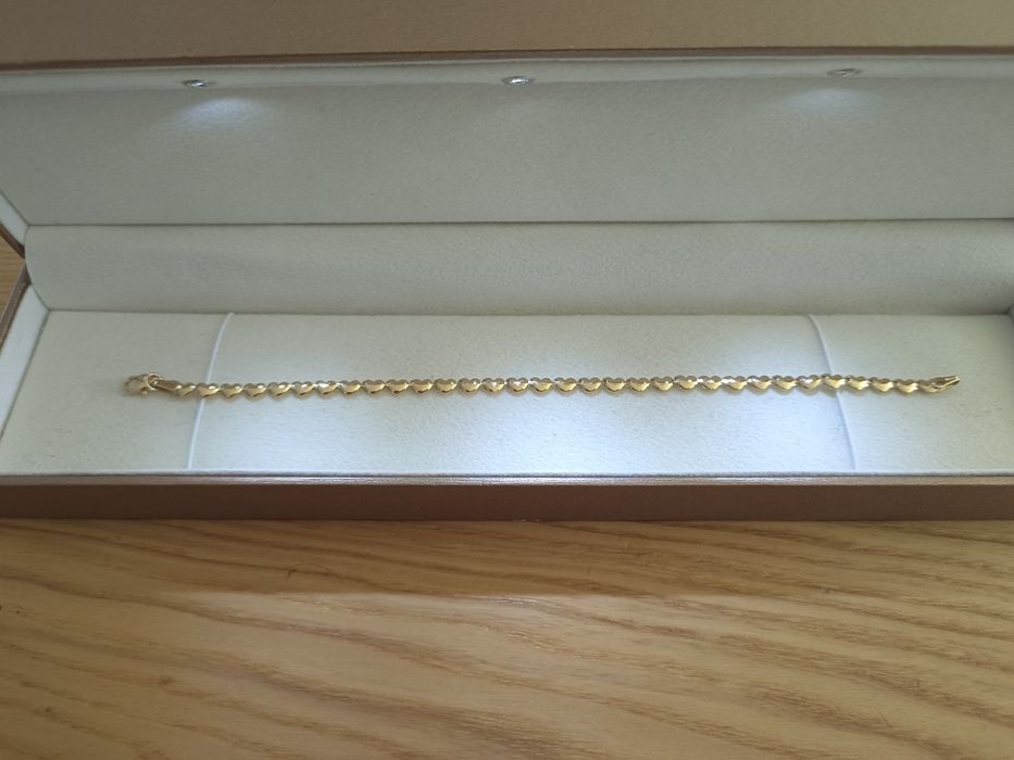 Sprzedam piękny zestaw Bransoletkę i Kolczyki 18k 750 Nowe!