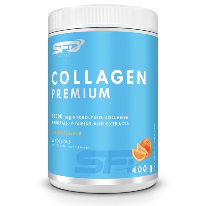 sfd collagen premium 400g pomarańcza msm kolagen witamina d3+c stawy kości