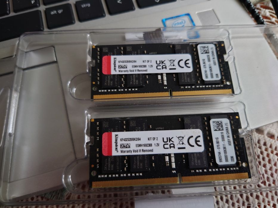 Pamięć ram 2x32gb 3200 Kingston Fury