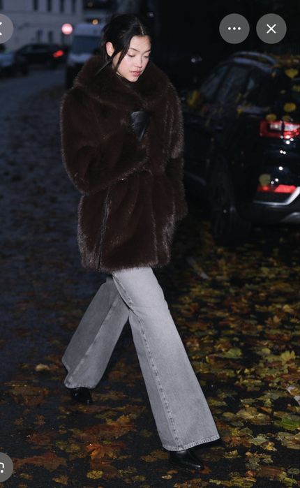 Шуба куртка zara пуховик пальто  розмір S , M