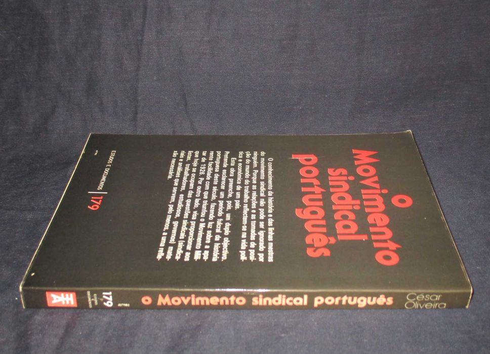 Livro O Movimento sindical português César Oliveira