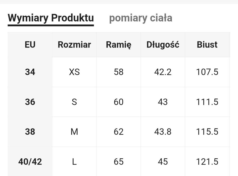Bluzeczka luźna shein rozmiar S