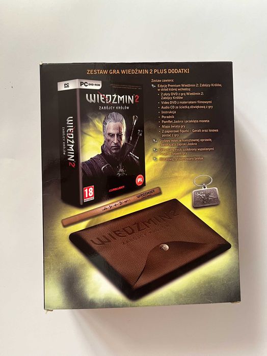 Gra PC Wiedźmin 2 Edycja Specjalna (Big Box) - Brelok, Notatnik