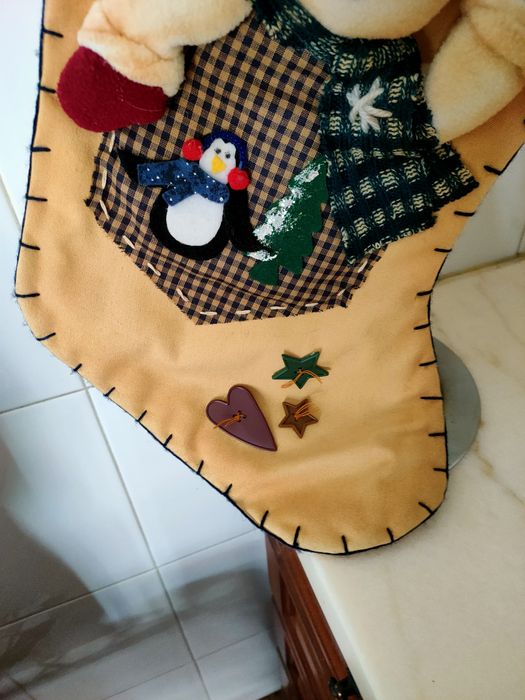 Bota Nova em tecido de algodão artigo artesanal