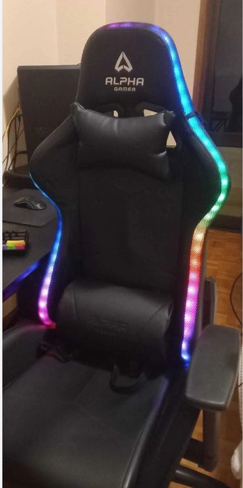 Cadeira gaming da alpha gamer cygnus rgb