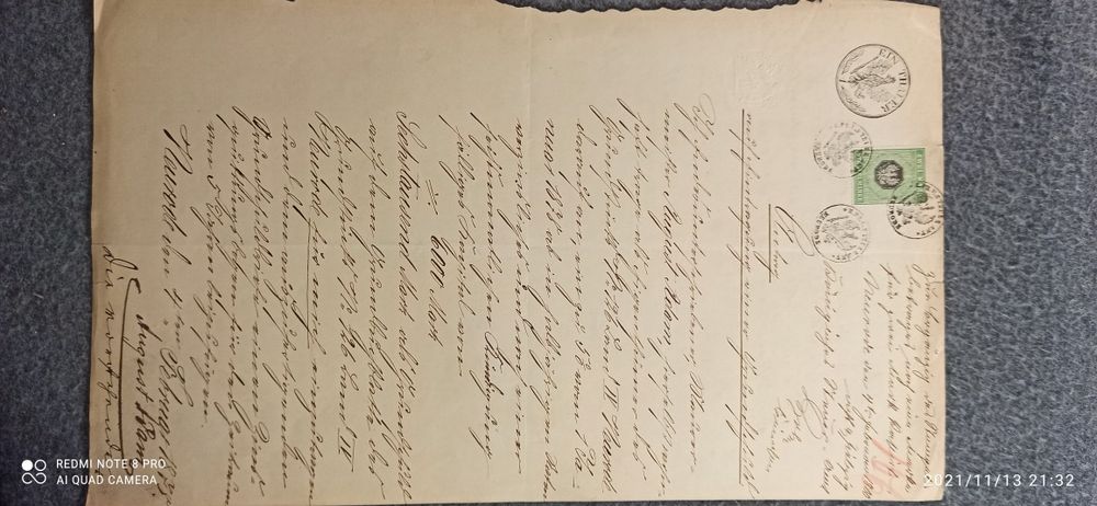 Dokumenty Historyczne , Notarialne NEURODE ( Nowa Ruda )1878r.