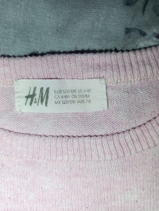 Sweter H&M roz 122/128