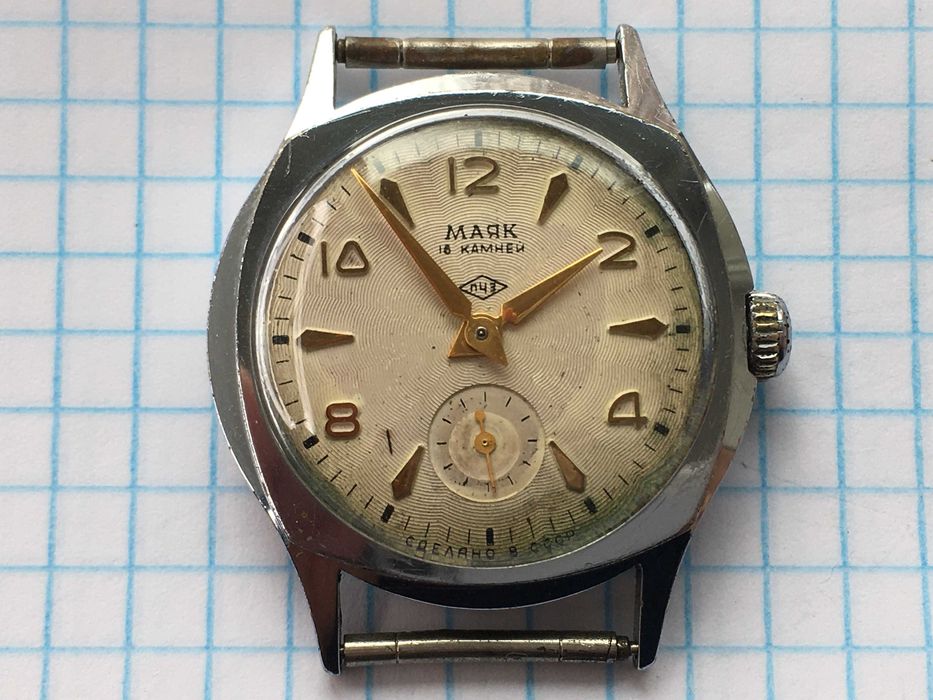 Часы механические Маяк пчз СССР рабочие в хорошем состоянии