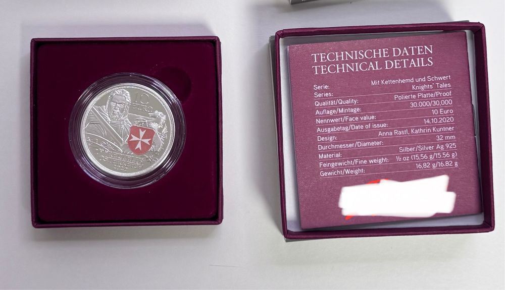 Moedas Austria Euros Prata e Cobre Colecao completa
