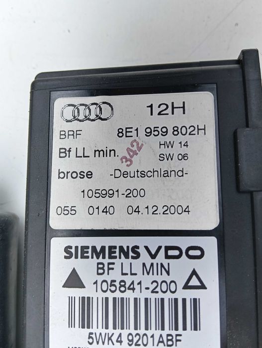 Silniczek Szyby Prawy Przód Prawy Przedni Audi A4 b7 b6 8E1,959,802H