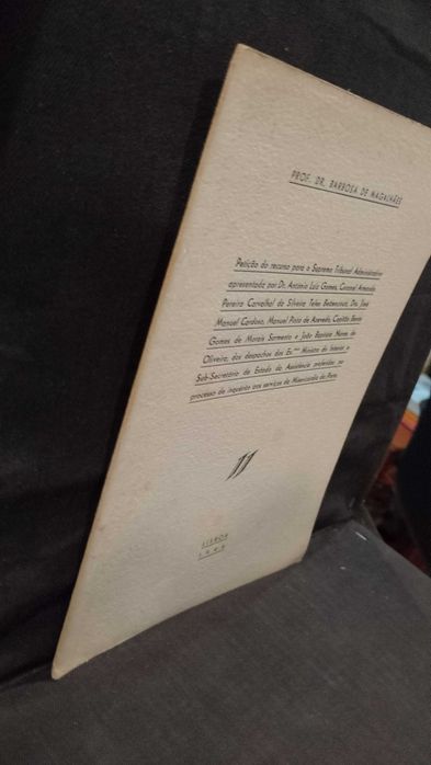 Dr. Barbosa de Magalhães 1946 Petição de Recurso