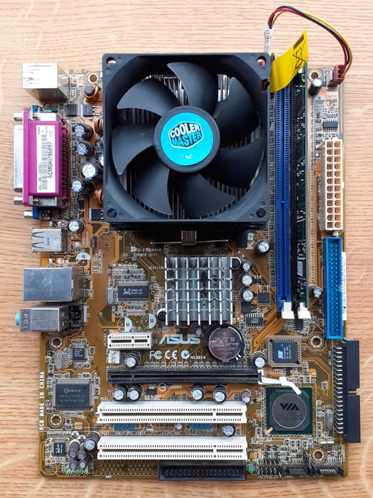 материнская плата ASUS K8V-VM и комплектующие к ней