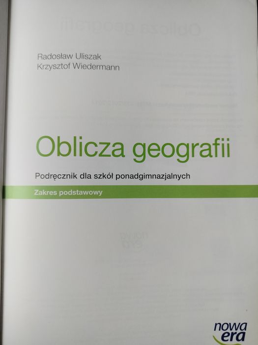 Podręcznik do geografii ,,Oblicza geografii"