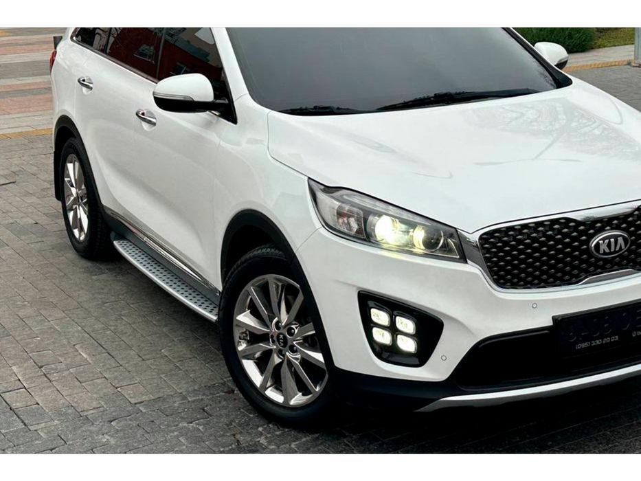 Kia Sorento 2015+ Боковые пороги