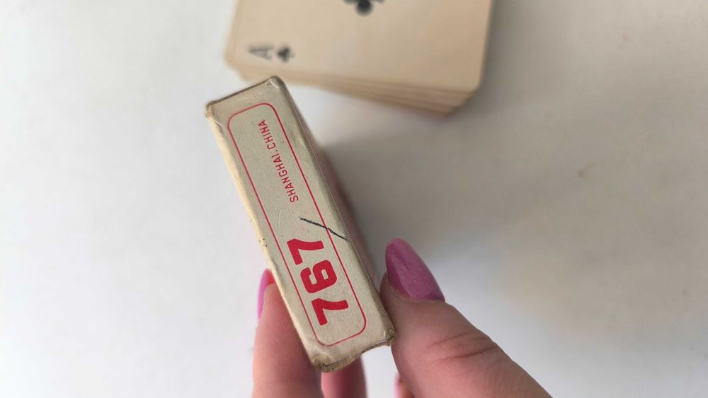 Baralho de Cartas Vintage "Elephant 767" - Shanghai, China - Retro