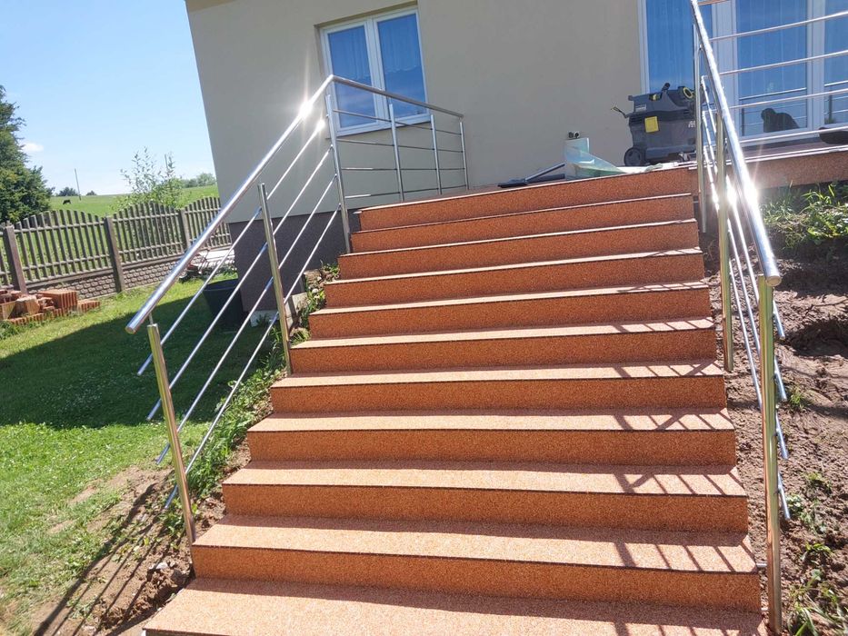 Kamienne dywany, powłoki żywiczne.