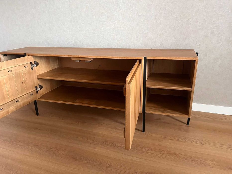 Movel de TV | Kave Home | 160 x 56 cm | Madeira sólida de manga