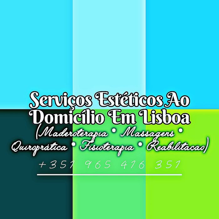 Terapia Estética com Madeira, Quiromassagem e Fisioterapia - Reabilitação Domiciliária em Lisboa (+351 965 416 351)