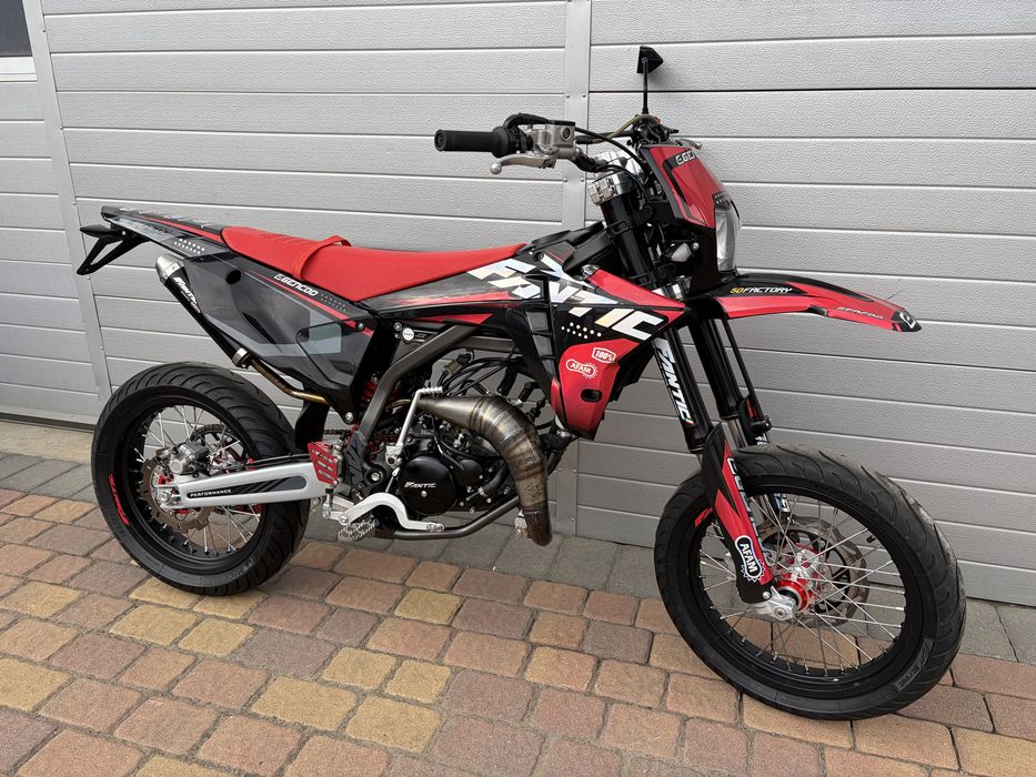 Fantic 50 XM 2024r Nowy model! Supermoto 50cc fantic am6 rieju trophy