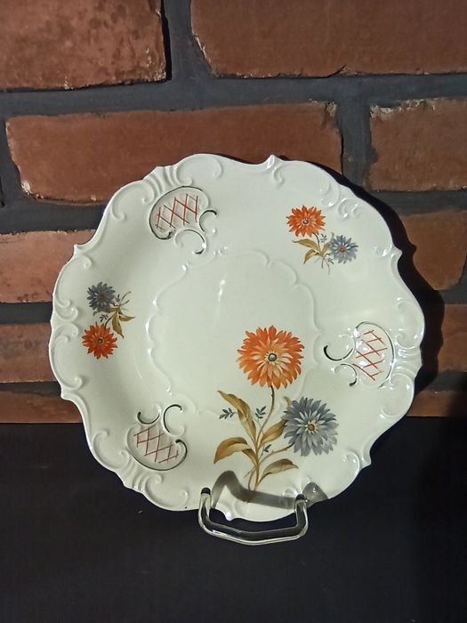 R         Patera TIEFENFURT Parowa Steimann Porcelana Śląska 28 cm