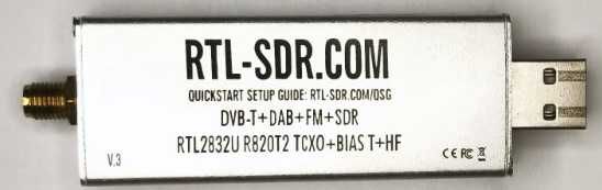 SDR радіоприймач RTL-SDR Blog V3