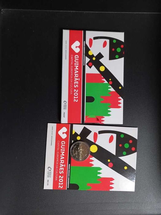 Moedas proof e bnc de 2€ Portugal