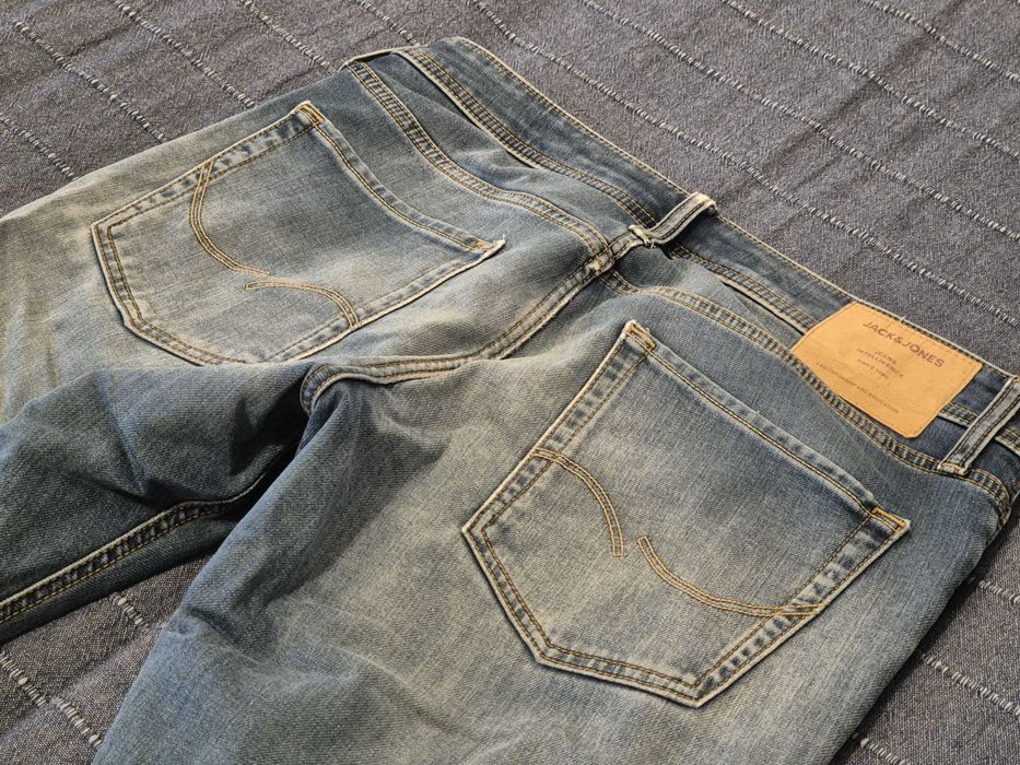 Męskie spodnie, jeansy Jack&Jones JJIGLENN JJORIGINAL (W32, L32)